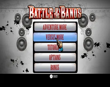 Battle of the Bands screen shot title